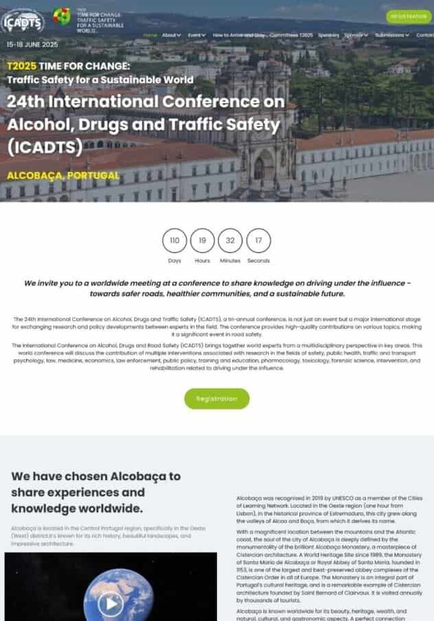 T2025 – Conferência Internacional Sobre Segurança Rodoviária e Sustentabilidade