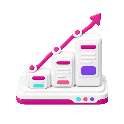 Ilustração de website e loja online responsivos em dispositivos móveis, destacando design, marketing digital e otimização para crescimento empresarial.